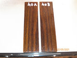 #99st Pheasant wood- Stabilised KNIFE handle scales bookmatched- Sold in pairs (1)