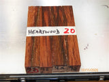 Australian #95st Red-Oak Heartwood wood - PEN blanks - Sold in packs