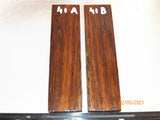 #99st Pheasant wood- Stabilised KNIFE handle scales bookmatched- Sold in pairs (1)