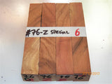 Australian #76-z (diagonal cut) SA Ironwood Special (local) - PEN blanks raw - Sold in packs
