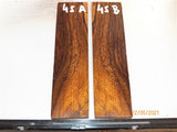 #99st Pheasant wood- Stabilised KNIFE handle scales bookmatched- Sold in pairs (1)