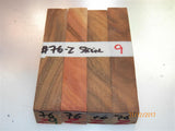 Australian #76-z (diagonal cut) SA Ironwood Special (local) - PEN blanks raw - Sold in packs