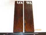 #99st Pheasant wood- Stabilised KNIFE handle scales bookmatched- Sold in pairs (1)