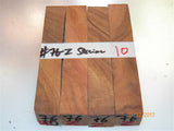 Australian #76-z (diagonal cut) SA Ironwood Special (local) - PEN blanks raw - Sold in packs