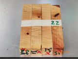 Australian #15x (cross cut) Holly-Oak tree wood - PEN blanks raw - Sold in packs