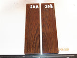 #99st Pheasant wood- Stabilised KNIFE handle scales bookmatched- Sold in pairs (1)