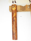 Australian #22 Olive root burl wood -A1 grade -RAW - Rounded PEN blanks - sold singly