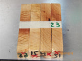 Australian #15x (cross cut) Holly-Oak tree wood - PEN blanks raw - Sold in packs