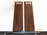 #99st Pheasant wood- Stabilised KNIFE handle scales bookmatched- Sold in pairs (1)