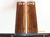 #99st Pheasant wood- Stabilised KNIFE handle scales bookmatched- Sold in pairs (1)