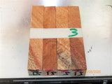Australian #51-Z Silky-Oak - PEN blanks raw - Sold in packs