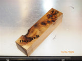 Australian #10B Poplar tree Burl STABILISED-CLEAR- Knife handles blanks - Sold singly