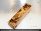 Australian #10B Poplar tree Burl STABILISED-CLEAR- Knife handles blanks - Sold singly