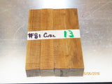 Australian #81C (curly) Eucalyptus Dura - PEN blanks - Sold in packs