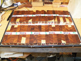 Australian #88z (diagonal cut) Brown Mahogany - PEN blanks - Sold in packs