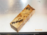 Australian #10B Poplar tree Burl STABILISED-CLEAR- Knife handles blanks - Sold singly