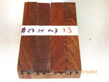 Australian #57st (straigh cut) Peppercorn old tree wood raw- PEN blanks - Sold in packs