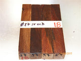 Australian #57st (straigh cut) Peppercorn old tree wood raw- PEN blanks - Sold in packs