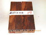 Australian #57st (straigh cut) Peppercorn old tree wood raw- PEN blanks - Sold in packs