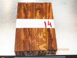 Australian #65 Sugar Gum Spalted - PEN blanks raw - sold in pack