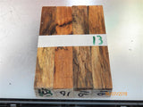 Australian #91st (White Ivory/not yet identified) tree wood SPALTED - PEN blanks - Sold in packs